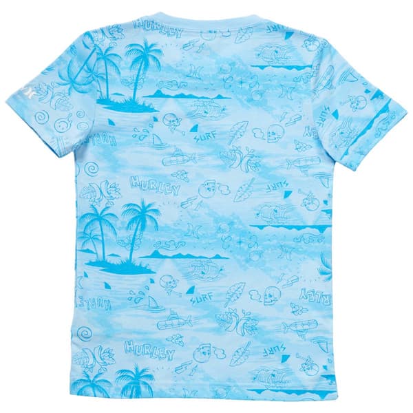 Boys (8-20) Hurley Short Sleeve Palm Tree Graphic Tee