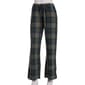Juniors Self Esteem Green Twill Plaid Wide Leg Lounge Pants - image 1