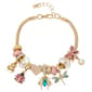 Beautiful Blessings Enchanted Garden Charm Snake Chain Bracelet - image 1