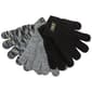Boys Polar Extreme 3pk. Knit Gloves - Black/Grey - image 1