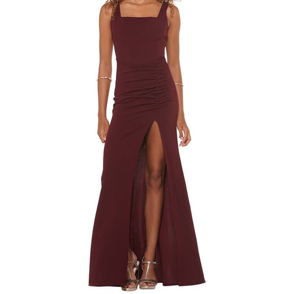 Juniors Emerald Sundae Divine Glamour Slit Sheath Dress