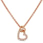 Nova Star(R) Rose Gold Lab Grown Diamond Heart Pendant Necklace - image 1