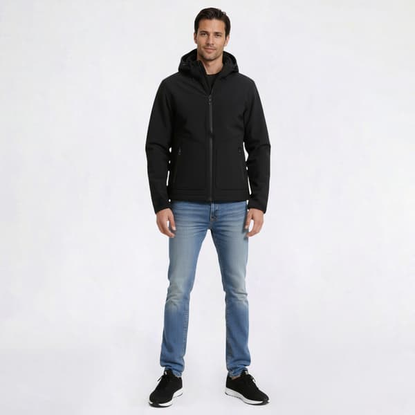 Mens Spyder Hooded Soft Shell Jacket