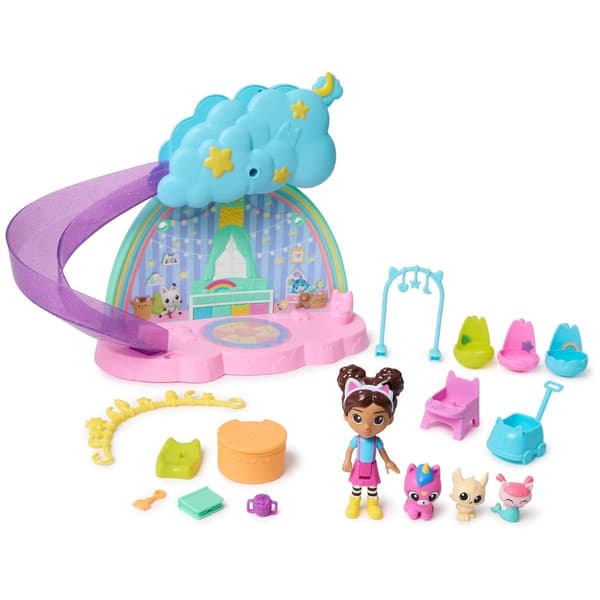 Spin Master Gabby''s Dollhouse Kitty Care Ear Purrfect Playroom