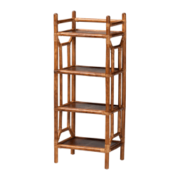 bali & pari Basile Marbled Tortoise 4-Tier Display Shelf