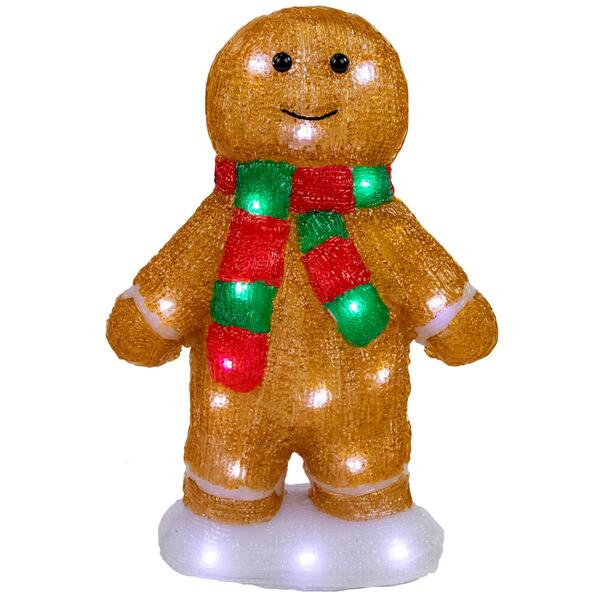 Northlight Seasonal 14in. LED Gingerbread Man Outdoor Decor - image 