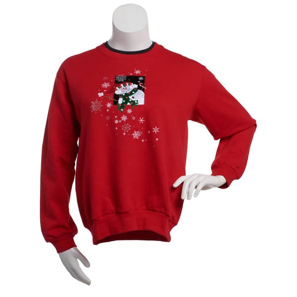 Womens Top Stitch by Morning Sun Winter Selfie Sweatshirt