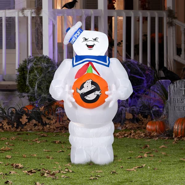 National Tree 42in. Inflatable Stay-Puft Marshmallow Man