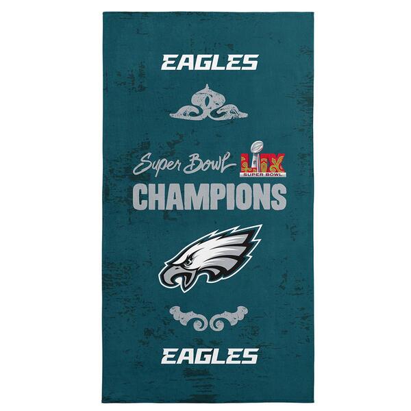 Northwest Super Bowl LIX Philadelphia Eagles Gumbo Beach Towel - image 