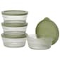 Farberware&#40;R&#41; 8oz. Embossed Glass Round Bowls with Lids - image 1
