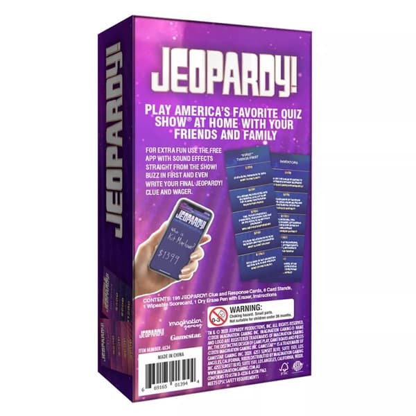 Imagination Gaming Jeopardy Board Game