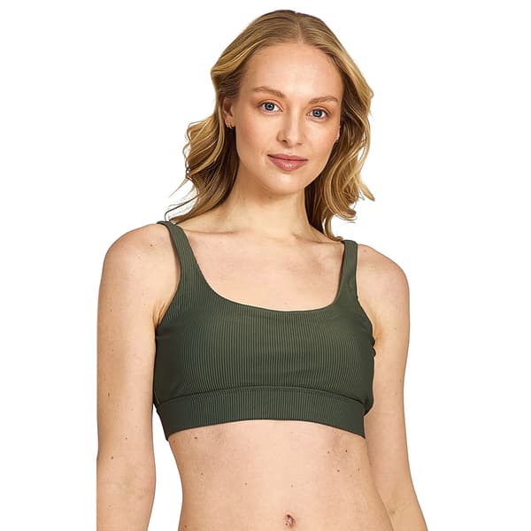 Juniors Cyn & Luca Ribbed Banded Swim Top - image 