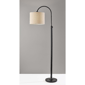 Simplee Adesso Barton Task Floor Lamp with Oatmeal Shade - image 3