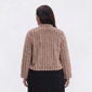 Plus Size Rabbit Rabbit Rabbit Faux Fur Rib Shrug - image 2