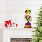 Santa''s Workshop 10in. Days Until Mardi Gras Nutcracker - image 4