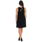 Womens MSK Sleeveless Tie Back Keyhole Solid Shift Dress - image 2