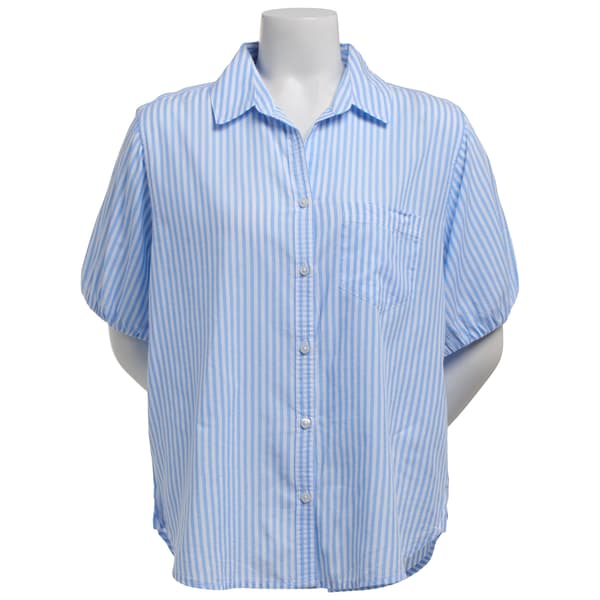 Womens beachlunchlounge Corey Button Front Stripe Blouse