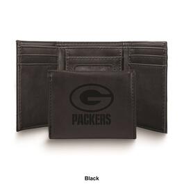 Mens NFL Green Bay Packers Faux Leather Trifold Wallet