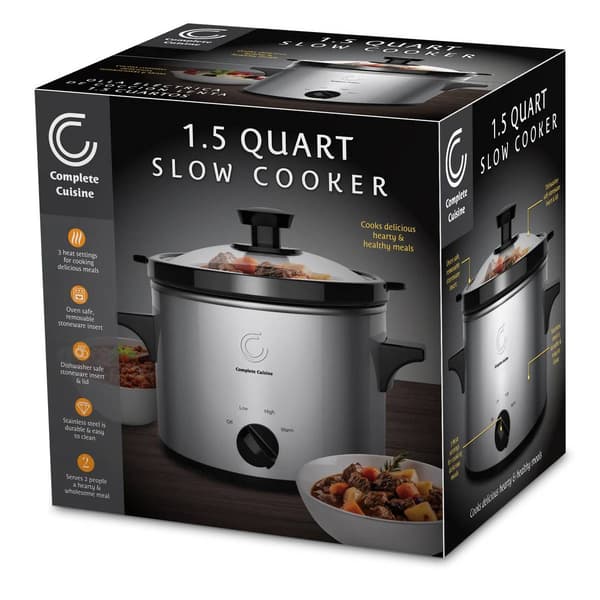 Complete Cuisine 1.5qt. Slow Cooker