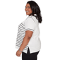 Plus Size Alfred Dunner Crowd Pleaser Sequin Stripe Blouse - image 4