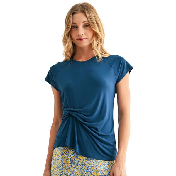 Womens CITY BLUES Draped Knit Top - image 