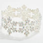 Silver-Tone Snowflake Bracelet - image 1