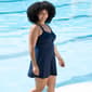 Womens Dolfin® Aquashape Pleat Front Fit & Flare Swimdress - image 8