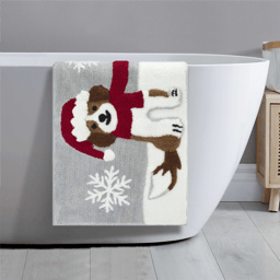 Avanti Puppy Santa Bath Rug