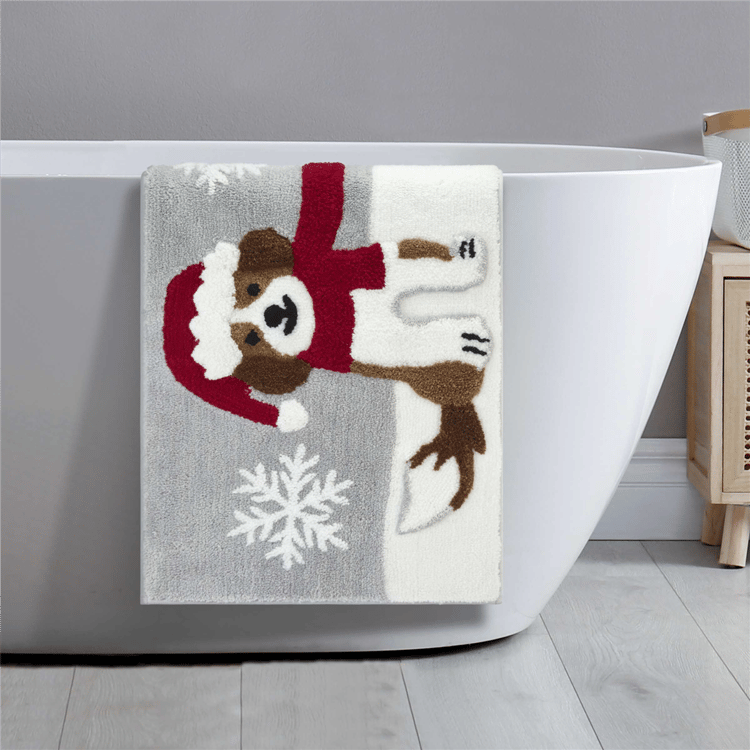 Avanti Puppy Santa Bath Rug