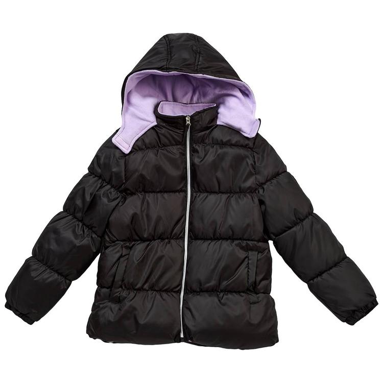 Girls (4-6x) Pink Platinum(R) Classic Ripstop Puffer Coat
