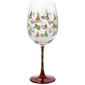 Home Essentials 15oz. Christmas Cats Goblet - image 1
