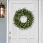 Puleo International 24in. Pre-Lit Balsam Fir Wreath - image 3