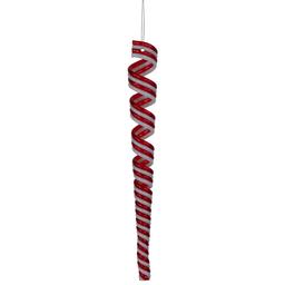 Northlight Seasonal Red & White Candy Curls Ornaments - Pack of 4