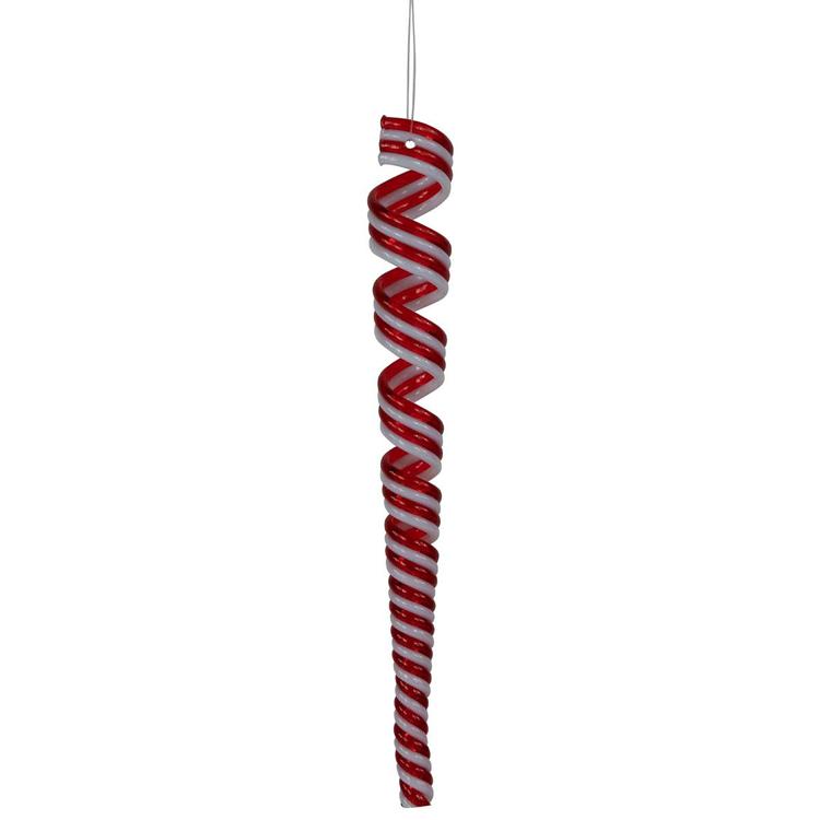 Northlight Seasonal Red & White Candy Curls Ornaments - Pack of 4