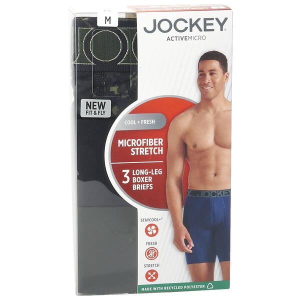Mens Jockey(R) 3pk. Active Micro Boxer Briefs - Camo - image 