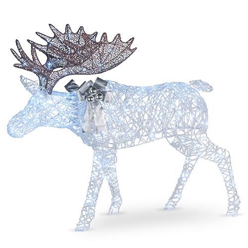 National Tree 50in. Pre-Lit Moose Decoration