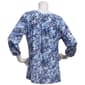 Plus Size Emily Daniels 3/4 Sleeve Waffle Dot Button Front Blouse - image 2