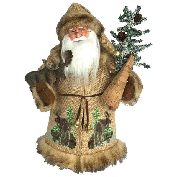 Santa''s Workshop 15in. Moose Bay Santa Claus - image 