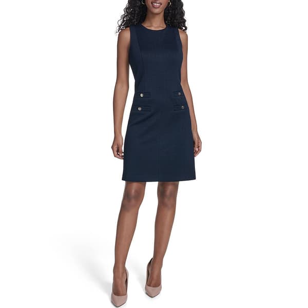 Womens Tommy Hilfiger Sleeveless Knit Sheath Dress