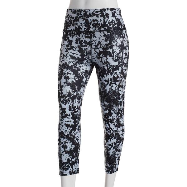 Womens Starting Point Lacey Leaves Print Capris - image 