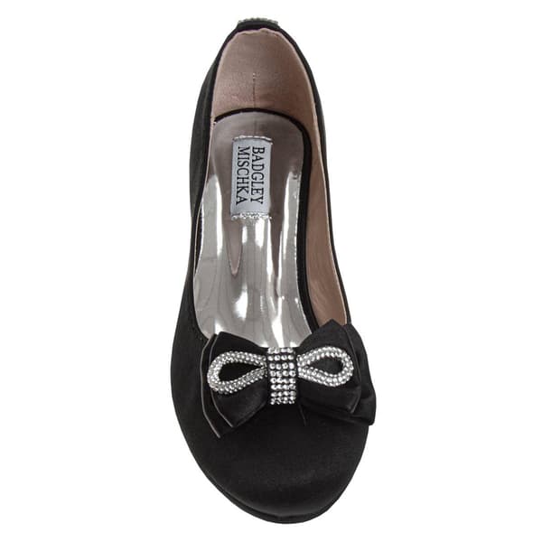 Little Girls Badgley Mischka Dress Pumps with Bow