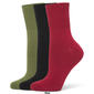 Womens HUE® 3pk. Bobby Mid Crew Socks - image 6