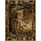 Tayse Nature Fern Deer Lodge Area Rug - Beige - image 1