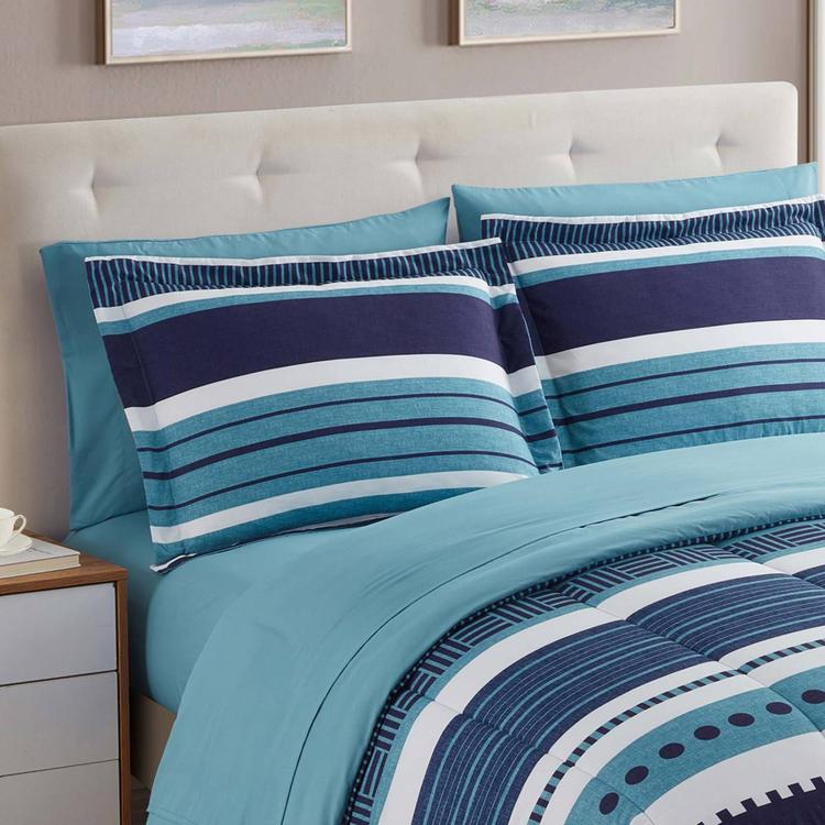 Sweet Home Collection Marino 7pc. Bed In A Bag Comforter Set