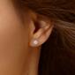 Sterling Silver 1 1/3ctw. Dew Moissanite Stud Earrings - image 4