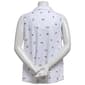 Womens Emily Daniels Sleeveless Ditsy Lemon Split Neck Blouse - image 2