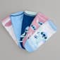 Girls Disney Stitch 5pk. Stripe Cuff No Show Socks - image 1