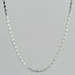 Design Collection Silver-Tone Flat Rectangle Necklace - image 1