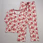 Womens Rene Rofe&#40;R&#41; Long Sleeve Mini Waffle Floral Pajama Set - image 1