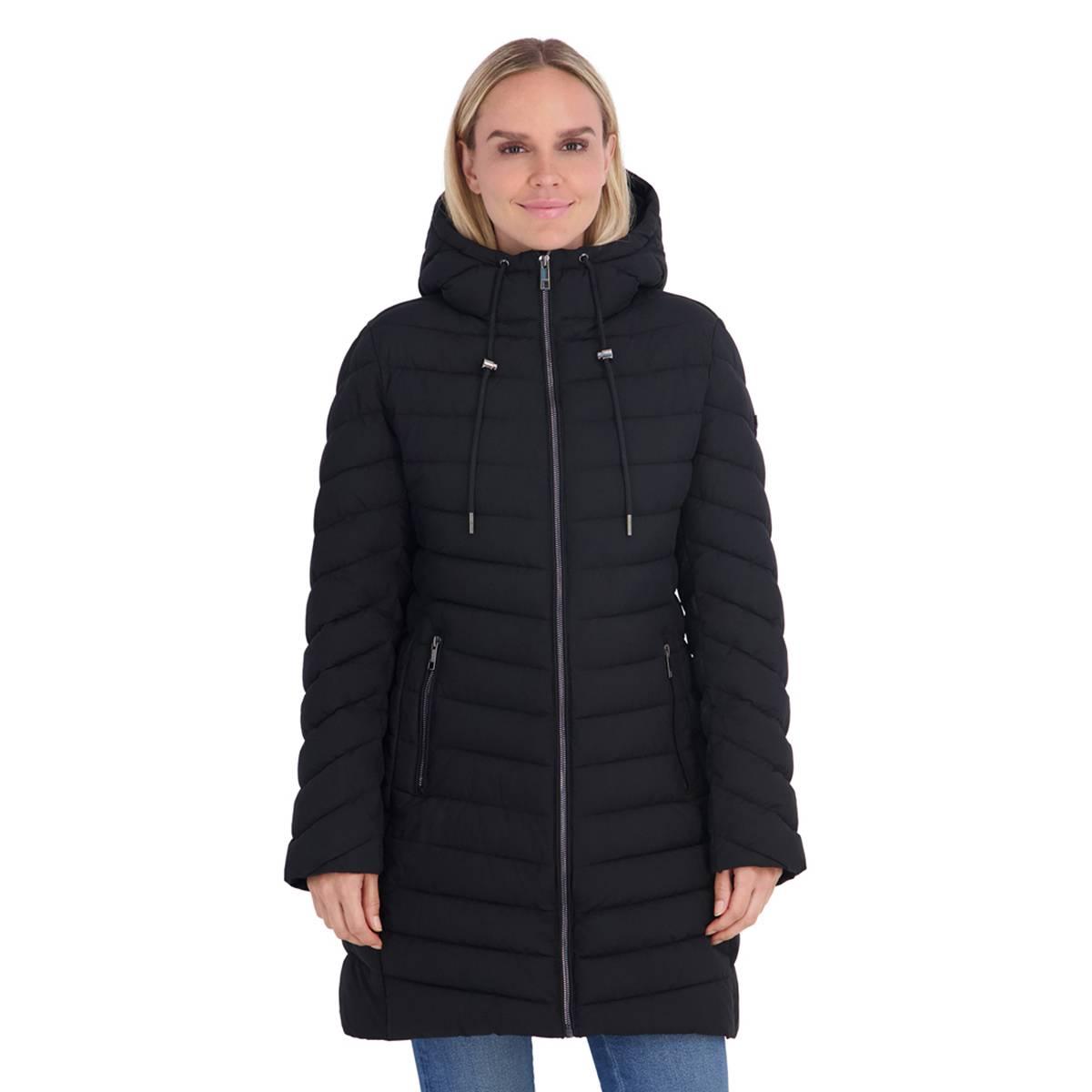 Womens Calvin Klein Stretch Packable Walker Coat